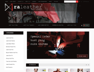 ra-leather.com screenshot