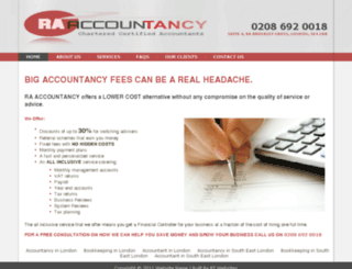 raaccountancy.co.uk screenshot