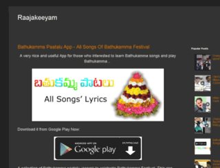 raajakeeyam-net.blogspot.in screenshot