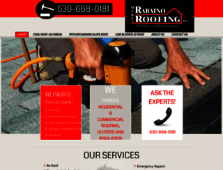 rabainoroofing.com screenshot