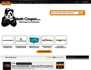 rabatt-coupon.com screenshot