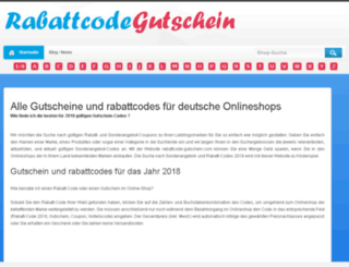 rabattcode-gutschein.com screenshot