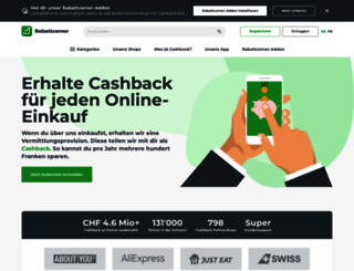 rabattcorner.ch screenshot