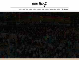 rabbibenji.com screenshot