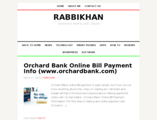 rabbikhan.com screenshot