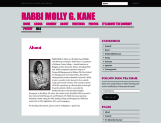 rabbimollyg.com screenshot