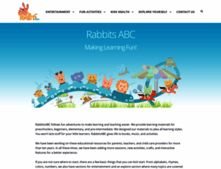 rabbitsabc.com screenshot