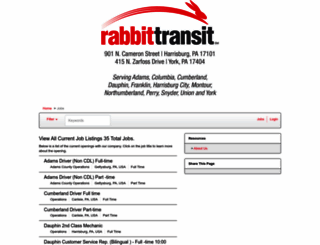 rabbittransit.iapplicants.com screenshot