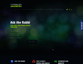 rabbiwithanswers.com screenshot