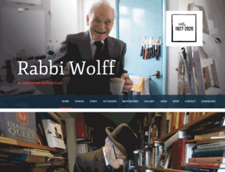 rabbiwolff.com screenshot