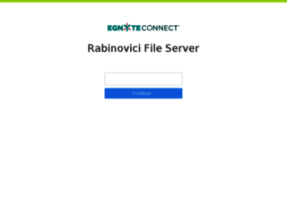rabinovici.egnyte.com screenshot