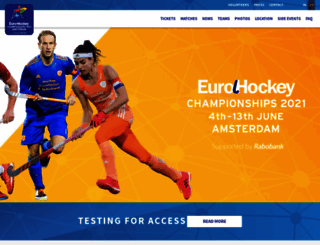 rabo-eurohockeychampionships2021.com screenshot