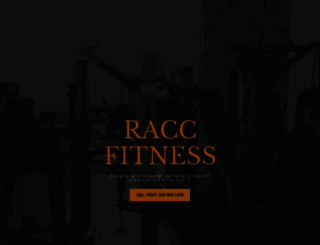 raccfitness.com screenshot