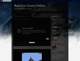racecargamesonline.blogspot.com screenshot
