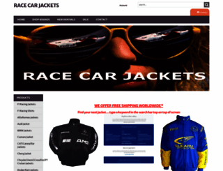racecarjackets.net screenshot
