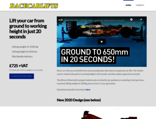 racecarlifts.co.uk screenshot