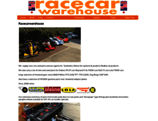 racecarwarehouse.co.uk screenshot