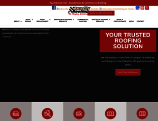 racecityroofing.com screenshot