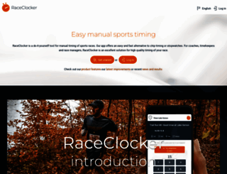 raceclocker.com screenshot
