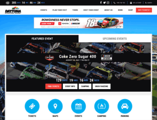 racefans.daytona500.com screenshot