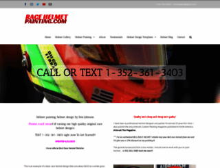 racehelmetpainting.com screenshot