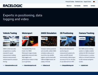 racelogic.com screenshot