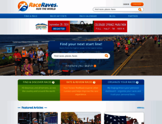 raceraves.com screenshot