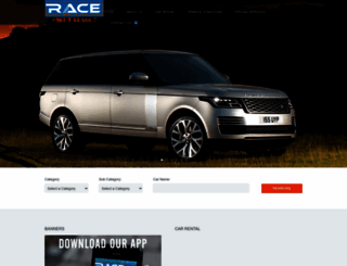 racerentacar.com screenshot