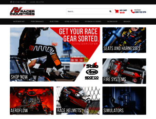 racerindustries.com.au screenshot