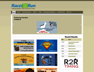 races2run.com screenshot