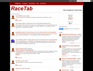 racetab.milesplit.com screenshot