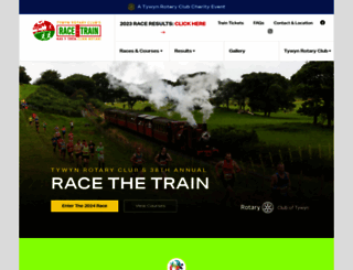 racethetrain.com screenshot