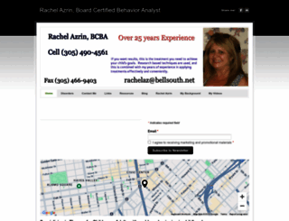 rachelazrin.com screenshot