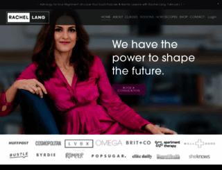 rachelclang.com screenshot
