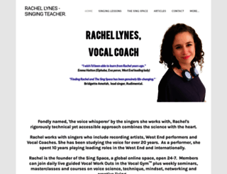 rachellynes.co.uk screenshot