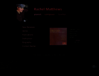 rachelmatthews.com screenshot