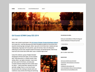 rachelportell.wordpress.com screenshot