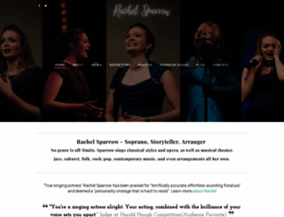 rachelsparrow.com screenshot