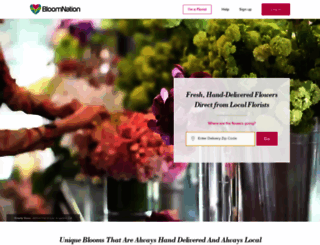 rachelsrosegarden.bloomnation.com screenshot
