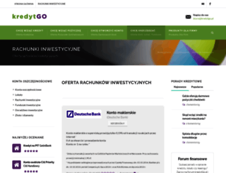 rachunkiinwestycyjne.kredytgo.pl screenshot