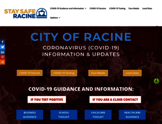 racinecoronavirus.org screenshot