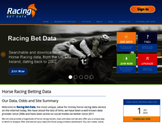 racing-bet-data.com screenshot
