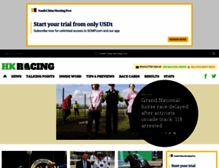 racing.scmp.com screenshot