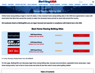 racingbetting.com screenshot