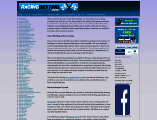 racingbettingonline.com screenshot