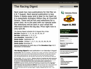 racingdigest.com screenshot