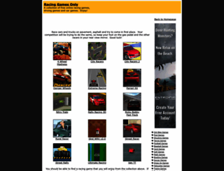 racinggamesonly.com screenshot
