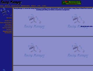 racingmanager.co.za screenshot