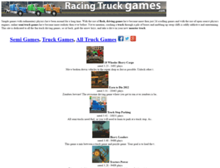 racingtruckgames.com screenshot