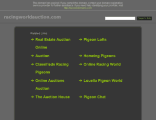 racingworldauction.com screenshot